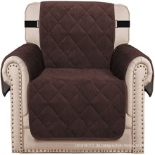 Wohnzimmer Dick Sofa Stuhlbezug Samt Gesteppter Sesselbezug Schutz